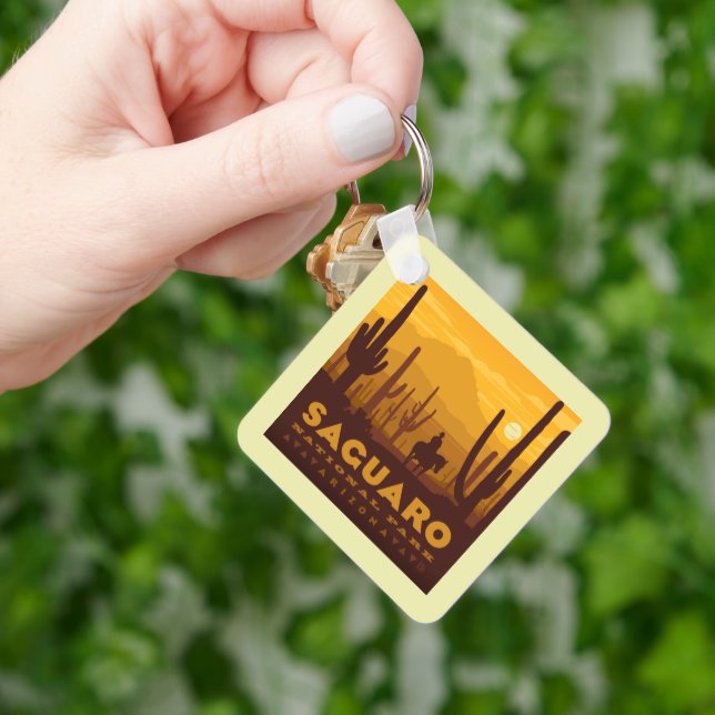 Llavero Parque nacional de la Plaza Saguaro | Arizona (Mano)