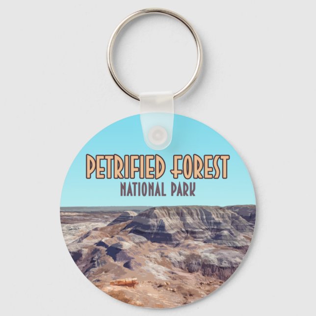 Llavero Parque nacional del Bosque Petrificado (Anverso)