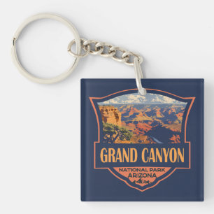 Llavero Parque nacional del Gran Cañón Ilustración Arte de