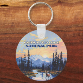 Llavero Parque nacional del valle de Kobuk Alaska Caribou