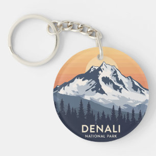 Llavero Parque nacional Denali de Vintage