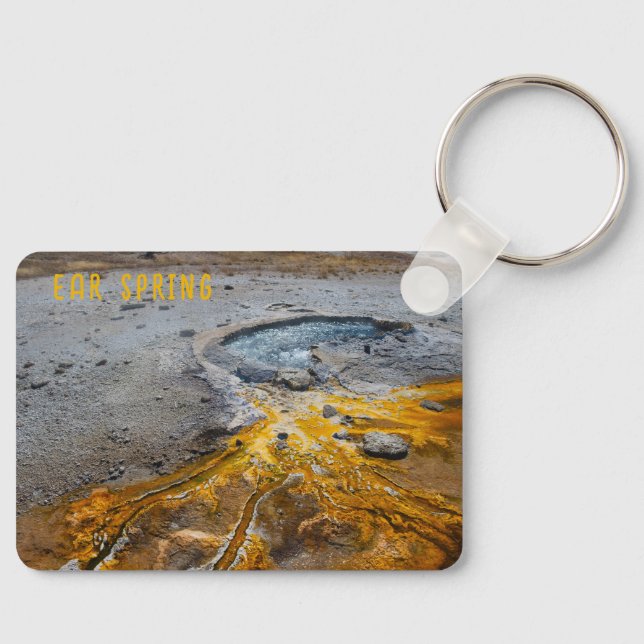 Llavero Parque nacional Ear Spring Yellowstone (Anverso)