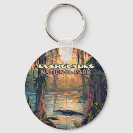 Llavero Parque nacional Everglades Alligator Swamp Florida