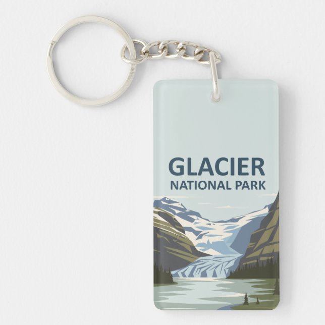 Llavero Parque nacional Glaciar Arte de Viajes (Frente)