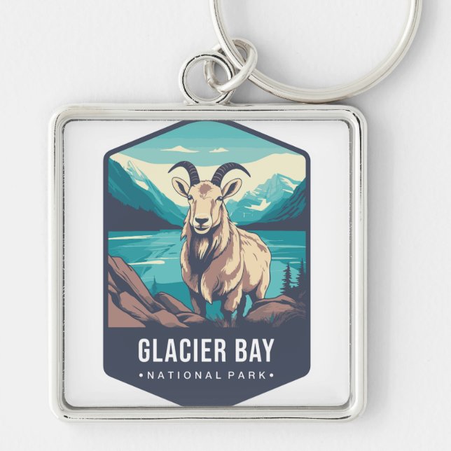 Llavero Parque Nacional GLACIER BAY (Frente)