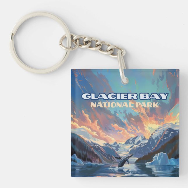 Llavero Parque nacional Glacier Bay Alaska (Frente)