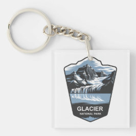 Llavero Parque nacional Glacier Emblem