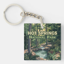 Parque nacional Hot Springs Arkansas Retro
