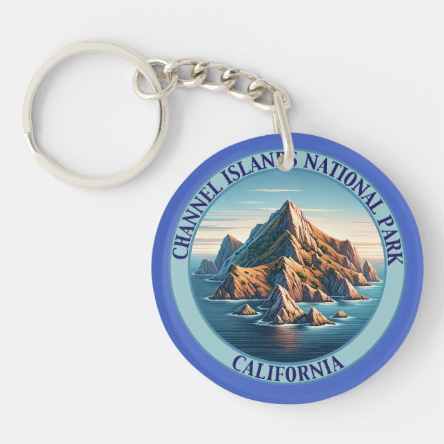 Llavero Parque nacional Islas del Canal California (Frente)