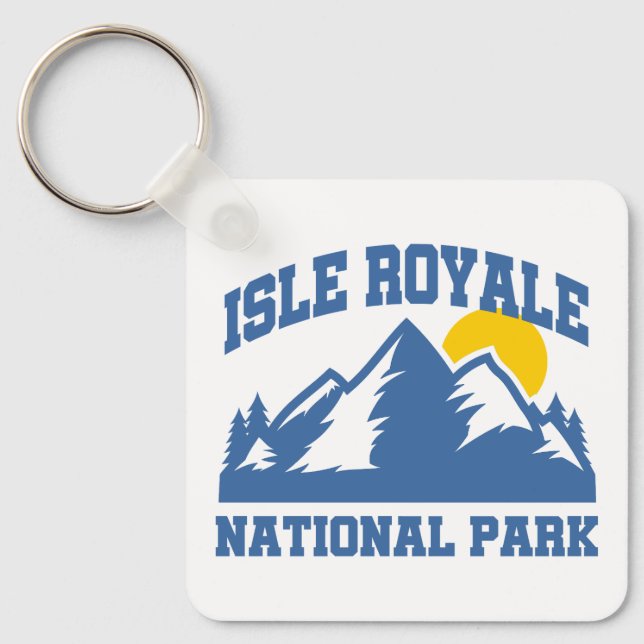 Llavero Parque nacional Isle Royale (Anverso)