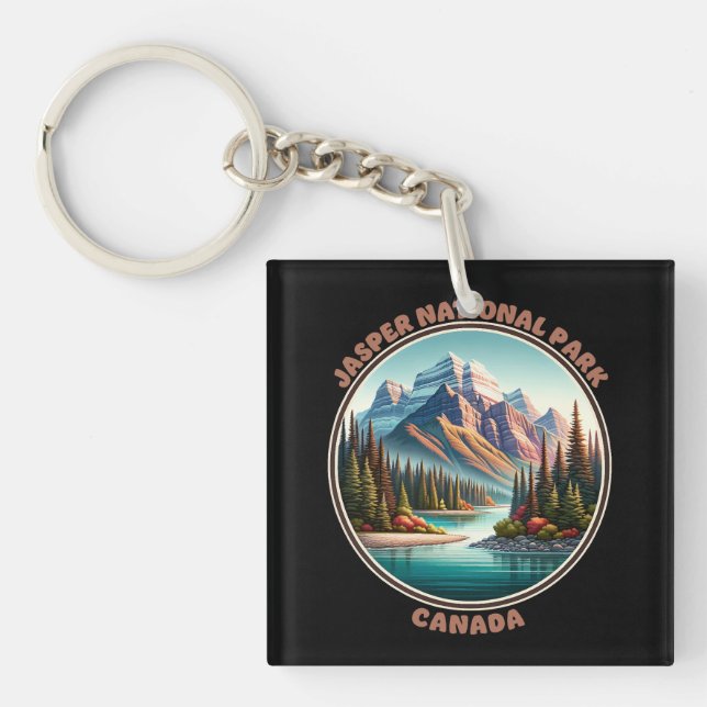 Llavero Parque nacional Jasper Canadá (Frente)