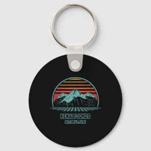 Llavero Parque Nacional Kenai Fjords Retro Hiking Vintage 