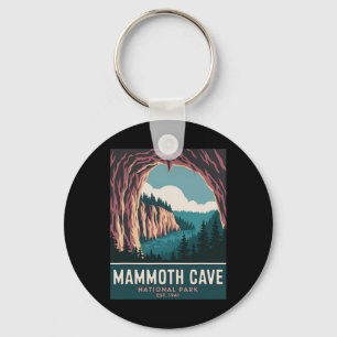 Llavero Parque Nacional Mammoth Cave Camping Vintage Sende