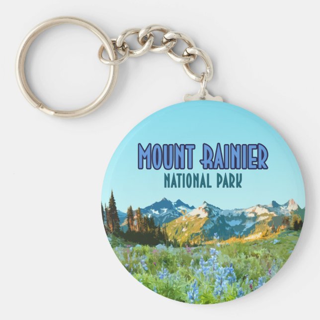 Llavero Parque nacional Mount Rainier (Frente)