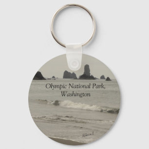 Llavero Parque nacional olímpico Washington Beach