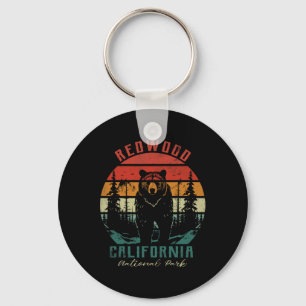Llavero Parque Nacional Redwood Vintage Retro Para Niños H
