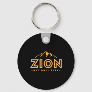 Llavero Parque Nacional Retro Zion Utah Montaña Mujeres Ho