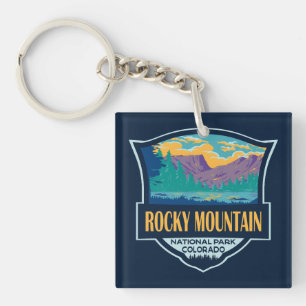 Llavero Parque nacional Rocky Mountain Teton Range Travel