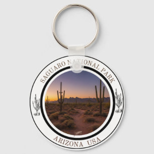 Llavero Parque Nacional Saguaro Atardecer del Desierto de