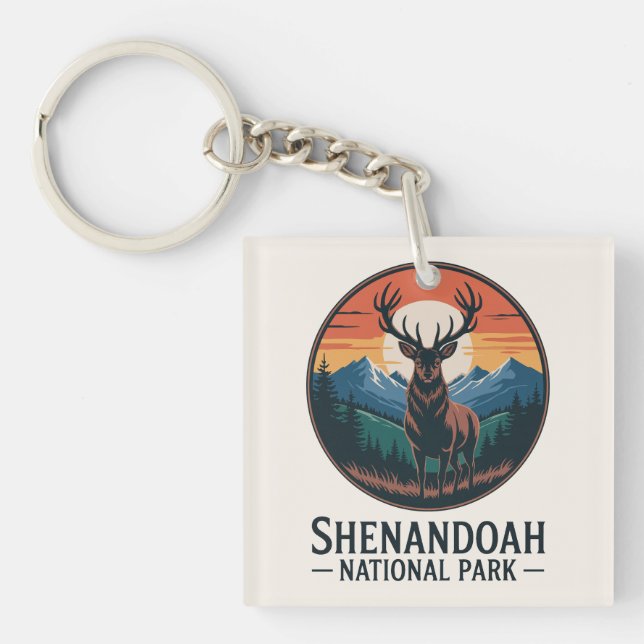 Llavero Parque nacional Shenandoah Emblem (Frente)