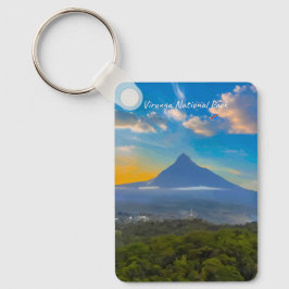Llavero Parque Nacional Virunga, RD Congo - Clásico Volcán