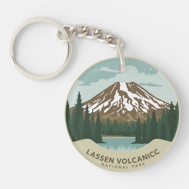 Llavero Parque nacional volcánico de Lassen (Frente)