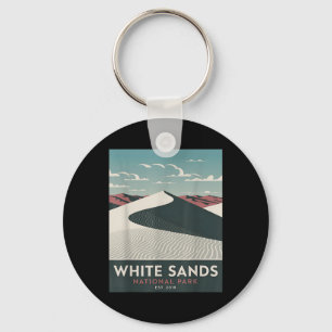 Llavero Parque Nacional White Sands Campamento Vintage Sen