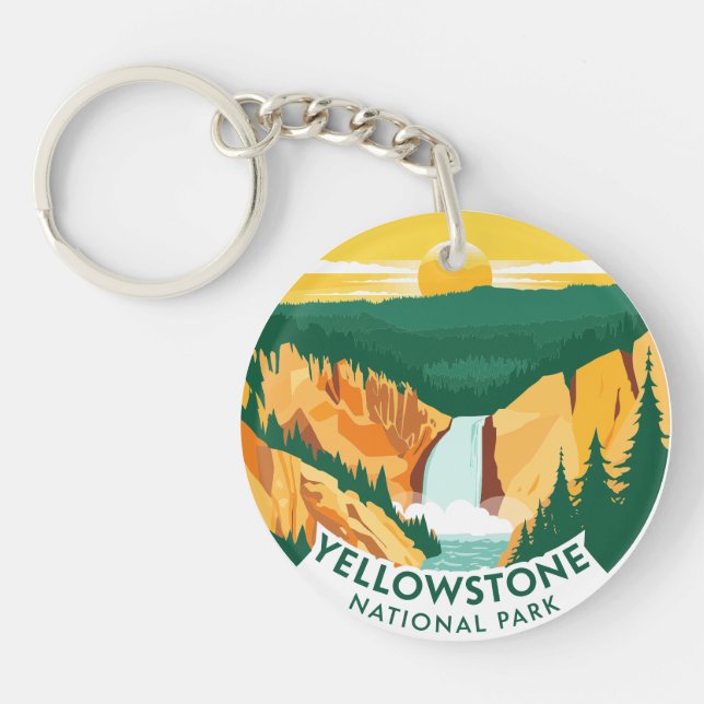 Llavero Parque nacional Yellowstone (Frente)
