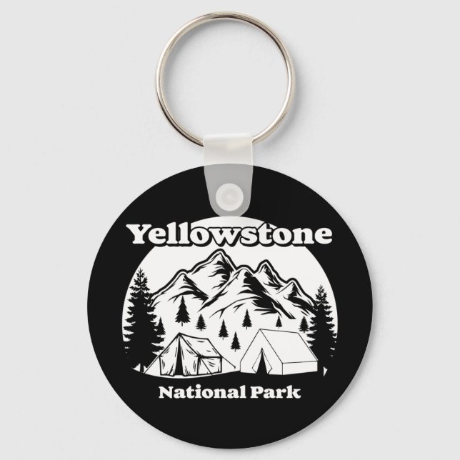 Llavero Parque nacional Yellowstone (Anverso)