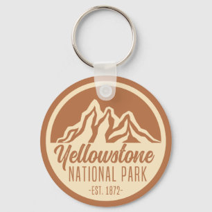 Llavero Parque nacional Yellowstone Camping 