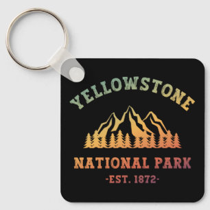 Llavero Parque nacional Yellowstone Gradient Camping