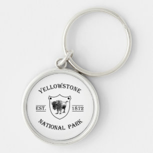 Llavero Parque Nacional Yellowstone Vintage