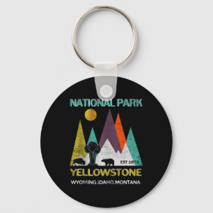 Llavero Parque Nacional Yellowstone Wyoming Camping Sender