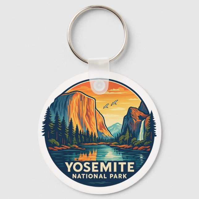 Llavero Parque Nacional Yosemite  (Anverso)