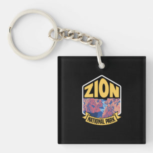 Llavero Parque nacional Zion, Retro de Utah