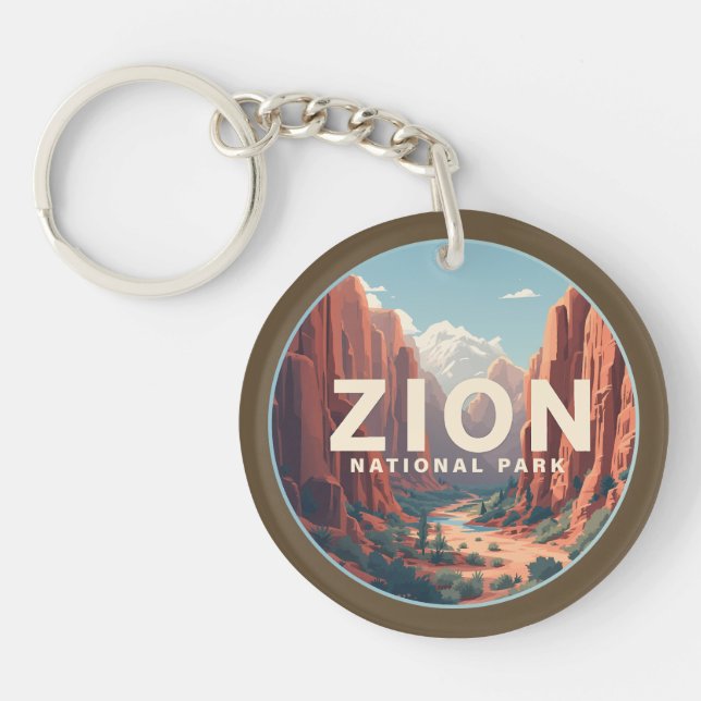 Llavero Parque nacional Zion Utah (Frente)