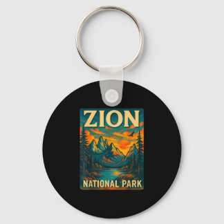 Llavero parque nacional Zion viajes vintage al aire libre
