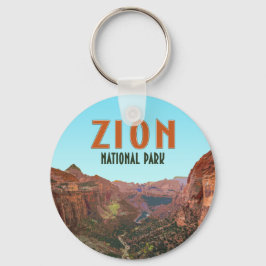 Llavero Parque nacional Zion Vintage Utah