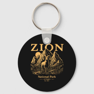 Llavero Parque Nacional Zion Wilderness Senderismo Camping
