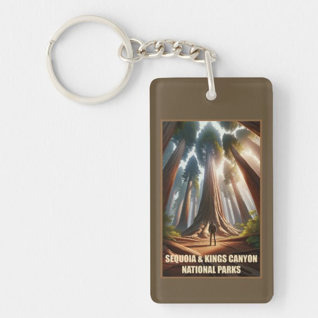 Llavero Parques nacionales del Cañón Sequoia y Kings (Frente)