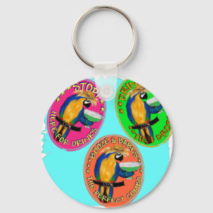 LLAVERO PARROS DE BEBIDA