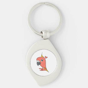 Llavero Parrot ASL I Love You - Diseño de Cultura Sorda