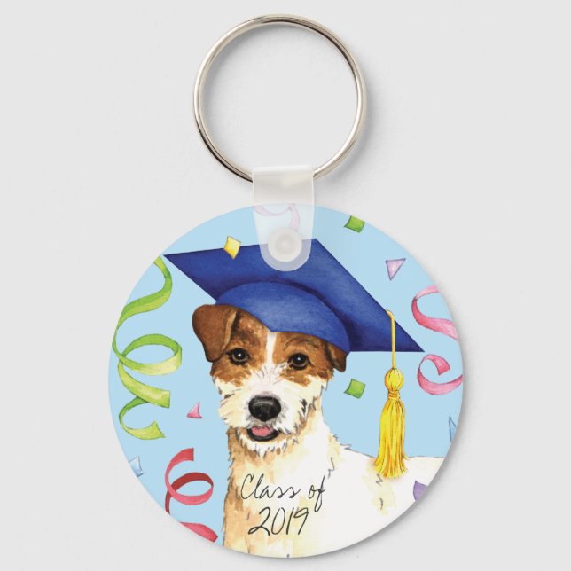 Llavero Parson Russell Terrier Graduado (Anverso)