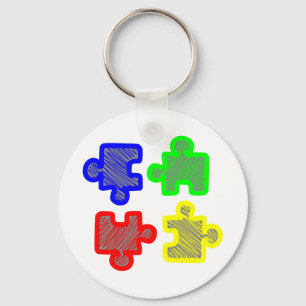 Llavero Parte de puzle jigsaw puzzle
