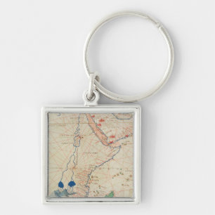 Llavero Parte del atlas de África el   del mundo