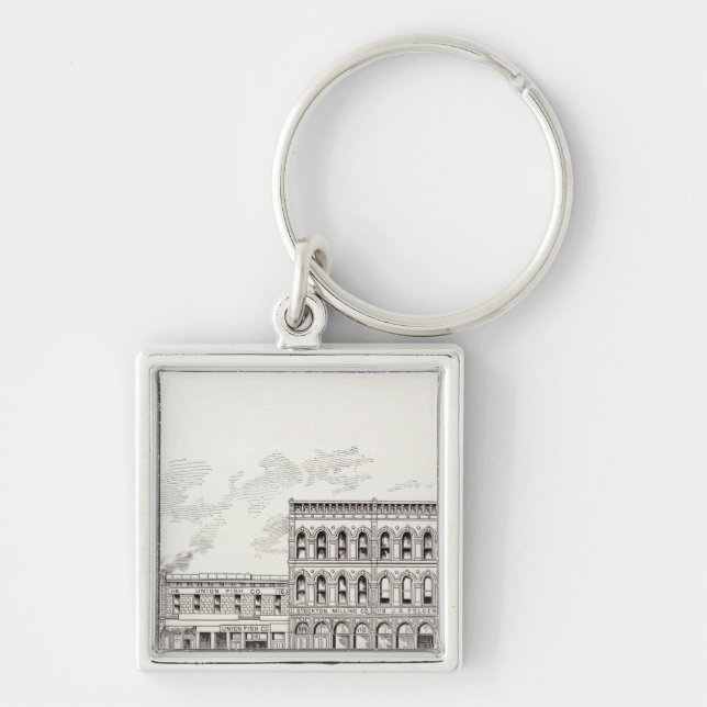 Llavero Parte norte de California Davis y Front (Frente)