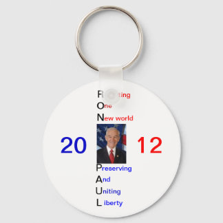 Llavero Partidario de Ron Paul 2012