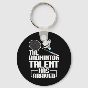 Llavero Partido de bádminton Talento Jugador de bádminton 