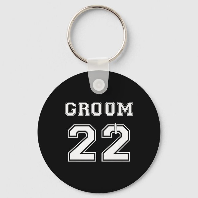 Llavero Partido de compromiso Groom 2022 que coincide con  (Anverso)