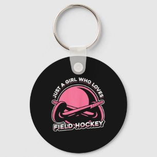Llavero Partido de Hockey sobre Césped - Solo una chica qu